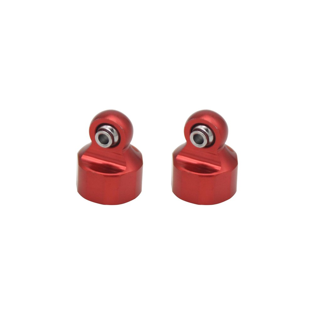 FLMLF Aluminum 8mm Shock Upper Support Arm 2pcs Red For 1/5 HPI Baja 5B 5T 5Sc ROVAN KM RC Car Truck