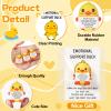 180 Pcs Positive Gifts Set Duck Gift Include 60 Mini Rubber Duck Figures 60 Positive Cards 60 Package Bags Inspirational Gifts for Being Awesome Friends Employee Coworker Staff Teacher Team view 4