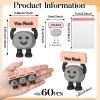 90 Pcs Positive Gifts Set You Rock Gift Include 30 Mini Rubber Rock Figures 30 Positive Cards 30 Package Bags Inspirational Gifts for Being Awesome Friend Employee Coworker Staff Teacher Team view 2