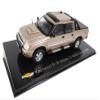 - 1/43 Scale Model car Compatible with Chevrolet S-10 Deluxe 2.5 Double Cabin 2009 Brown CH13 view 1