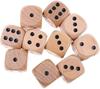 10Pcs Wooden D6 Dice Set, 20mm Round Corner, 6 Sided Gaming Dice for Adults Standard Game Dice view 1