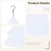 2 Pcs Aluminum Christmas Tree Wind Spinners, Double-Sided Printable Wind Chimes with Hooks for DIY Garden & Patio Holiday Decorations view 4