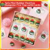 180 Pcs Positive Gifts Set Dumpster Trash Shape Fire Gift 60 Mini Rubber Dumpster Figures 60 Positive Cards 60 Package Bag Inspirational Gift Being Awesome Friend Employee Coworker Staff Teacher Team view 3
