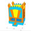 Commercial Grade Bounce House 13x13x13ft Indoor Outdoor Inflatable Bounce House with 2 Basketball Hoops PVC Colorful Inflatable Castle for Kids Adults Birthday Party Rental view 4