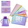 DBT Skills Coaching Cards with Guided Examples & Goals  25 Flashcards for Emotional Regulation, Stress Relief & Coping Tools  for Teens & Adults view 1