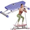 Balance Board, All-Motion Trainer, Portable Ski Balancing Machine Featuring LCD Monitor, Ski Simulator with Resistance Bands for Full Body Workout,Blue view 1