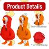 2 Mini Porch Goose Costumes,Desk Goose Outfits, Desk Goose Clothes, 7 Inch Desk Goose Outfits, Seasonal Decor, Holiday Dress Up, Cute Goose Accessories view 3