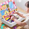 Magnetic Puzzles Face Dress up Travel Game Double Side Preschool Educational Learning Toy for Kids, Decorating Fridge with Magnetic Letters - Enhances Creativity and Learning (Clothes) view 3