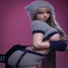 1:1 Scale Female Action Figure - 5FT Silicone Realistic Female Figures Life Size Poseable Action Figure for Display Collection Cosplay Photography Model & Adult Use Only view 3