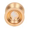 Nurnesy Unresponsive Aluminum Alloy YoYo - Golden YoYo Ball with 3pcs Replacement Strings, Durable for Advanced Players view 1