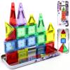 32PCS Mini Magnetic Tiles, Portable Magnetic Toys Travel Set, Construction STEM Learning and Playing Toys for Kids, Montessori Toy for Preschool3+ Year Old Boys Girls Birthday Gifts view 3