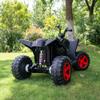 24V Kids Ride-On ATV Quad, Electric 4-Wheeler with Forward & Reverse, Spring Suspension, LED Lights, Music, Power Display, Adjustable Speeds, Outdoor Fun Gift, Red view 4