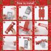 4PCS Christmas Surprise Money Pull Pouch, DIY Christmas Money Pull Pouch, Exploding M-oney Roll PullPouch, C-hristmas Party Cash Candy Gifts MoneyBox for Cash P-ull, Creative Ways to Give Money Gifts view 2