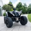 24V Kids Ride On ATV Quad, Electric 4 Wheeler with Spring Suspension, LED Headlights, Music, Twist Throttle, Off-Road Toy Vehicle, Ultimate Birthday for Boys Girls, Black view 2