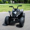 24V Kids Ride On ATV Quad, Electric 4 Wheeler with Spring Suspension, LED Headlights, Music, Twist Throttle, Off-Road Toy Vehicle, Ultimate Birthday for Boys Girls, Black view 3