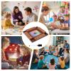 Dice Games Adults - 650g Wooden Board Game, Family Travel Toy, Four-Sided Number Game, Parent Child Fun Play | Portable Multiplayer Strategy Entertainment Home Party Gathering Student Men Women view 4