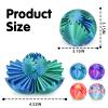 4Pcs Gear Ball 3D Printed Cube Fidget Toy,Gear Sphere Fidget Toys,Sensory Toys for Stress and Anxiety Relief, Desk Toy Fidget Spinners,Stocking Stuffers for Adults & Kids Gift (Multicolor Set-4pcs) view 3