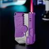 Transformation Device Lighter, electroplated Deformation and Folding Lighter, Inflatable Windproof Spinning top (Methane-Free) (Purple) view 1