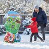 52" Inflatable Football Target Toss Game for Kids - Large Indoor Outdoor Party Games & Football Toys with 2 Laced Footballs & Pump - Quarterback Training Sports Gifts for Boys Ages 3 4 5 6 7 8-12 view 2