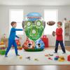 52" Inflatable Football Target Toss Game for Kids - Large Indoor Outdoor Party Games & Football Toys with 2 Laced Footballs & Pump - Quarterback Training Sports Gifts for Boys Ages 3 4 5 6 7 8-12 view 4