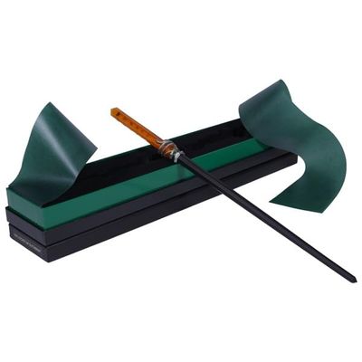 Harry Potter The Locket of Slytherin Wand - 14.5" Collectible Wizard Wand - Emerald Jewel & Deluxe Display Box - Inspired by Salazar Slytherin - Ideal for Fans & Collectors - Not a Toy