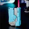 Transformation Device Lighter, electroplated Deformation and Folding Lighter, Inflatable Windproof Spinning top (Methane-Free) (Blue) view 1