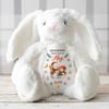 43Lotus Sent You A Hug - Personalized Stuffed Bunny, Grandma Sending You A Hug - Personalized Stuffed Bunny, Grandma Sent You A Hug Stuffed Animal, Gifts Bunny Custom Grandma Hug Plush Bunny for Kids view 3