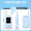 Video Walkie Talkies for Kids, Rechargeable Kids Walkies Talkies 2 Pack, Indoor Outdoor Toys for Game Party Camping, Christmas Birthday for Aged 3 4 5 6 7 8 9 Girls Boys,Blue&Blue view 4