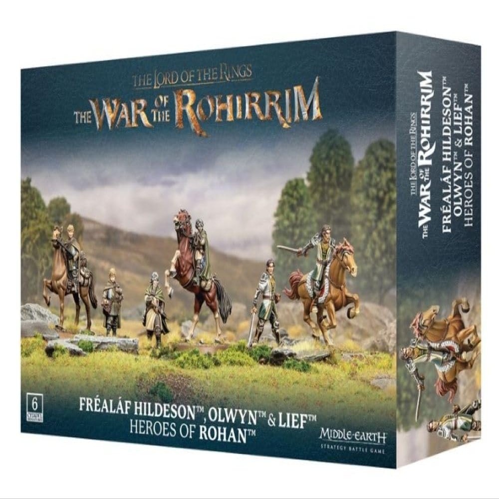 Games Workshop Lord of The Rings: The War of The Rohirrim: Fralf Hildeson, Olwyn & LIEF, Heroes of Rohan