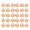 30PCS Fun Dice Set DIY Puzzle Round Corner 6 Sided Dice for Board Games Math Learning (Beige) view 1