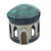 Legion Terrain - Renaissance City Finestra Building with Dome - Miniature Tabletop Wargaming Terrain (Painted) view 1