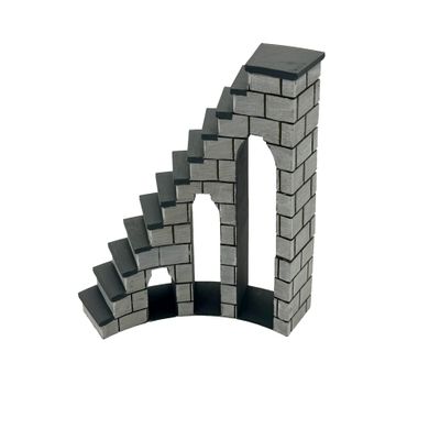 Legion Terrain - Renaissance Staircase - Miniature Tabletop Wargaming Terrain (Painted)