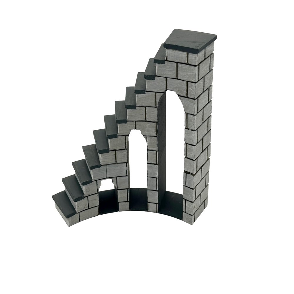 Legion Terrain - Renaissance Staircase - Miniature Tabletop Wargaming Terrain (Painted)