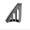 Legion Terrain - Renaissance Staircase - Miniature Tabletop Wargaming Terrain (Painted) view 1