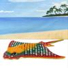3D Printed Eagle Ray Model, 9" Articulated Igor, The Spotted Eagle Ray/Manta Ray Sea Animals, Stylish Tabletop Decoration AER-RBW1 view 2