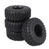 4pcs 118mm 2.2 Inch Rubber Tire Wheel Tyre Compatible with 1/10 RC Crawler Car Axial SCX10 Wraith Capra RR10 TRA-XXAS TRX4 D90 view 1