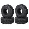 4pcs 118mm 2.2 Inch Rubber Tire Wheel Tyre Compatible with 1/10 RC Crawler Car Axial SCX10 Wraith Capra RR10 TRA-XXAS TRX4 D90 view 2