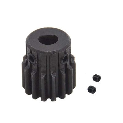 1 Mod 15Teeth Steel Pinion Gear Motor Spur Gear with D-Shape Bore 5x4.5mm Outer Dia 17mm