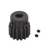 1 Mod 15Teeth Steel Pinion Gear Motor Spur Gear with D-Shape Bore 5x4.5mm Outer Dia 17mm view 1