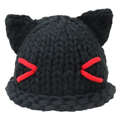 BUBEFSKD Oversized Kitten Hat With Ear Solid Color Children Furry Cartoon Photo Props Outdoor Head Wrap For Halloween Fashionable Toddler Hat