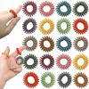 16 Pack Stretchy Coil Bracelets and 20 Pack Finger Rings view 2