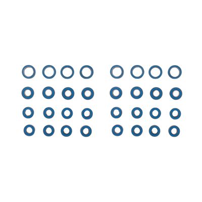 Compatible with Tamiya for TT-02 TT-02D 1/10 Remote Control Car Upgrades Parts Accessories 32PCS Sealed Ball Bearing Kit RC Car Accessories