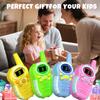 Walkie Talkies for Kids 2 Pack - Boys Girls Christmas Toys Birthday Gifts for Age 4-6 6-8 Year Old Kid Presents - Rechargeable Long Range 2 Way Radio Flashlight Blue Outdoor Toy Camping Hiking view 4