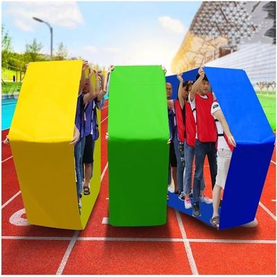 3-Pack Rolling Race Mats for Team Building Relay Games, Adults & Kids(Adult-20M)