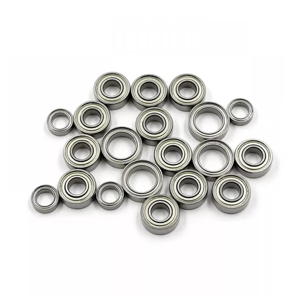 20pcs Compatible with 1/10 Tami-ya TT-01 Tami-ya TT01 All axle Bearing Set Instantly Improves Vehicle Smoothness Upgrade