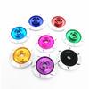 4PCS Metal 12mm Wheel Hex Hub Adapter Brake Disc Compatible with Tami-ya TT01 TT02 HPI HSP 94123 Sakura D4 1/10 RC On Road Racing Car(Yellow) view 2