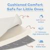 1.5" Thick Baby Play Mat for Floor Tummy Time, 59"x 79" Pro Soft Baby Activity Playmats Playroom, Easy Care with Non-Slip Safe for Infant Toddler Kids Crawling(Cream) view 4