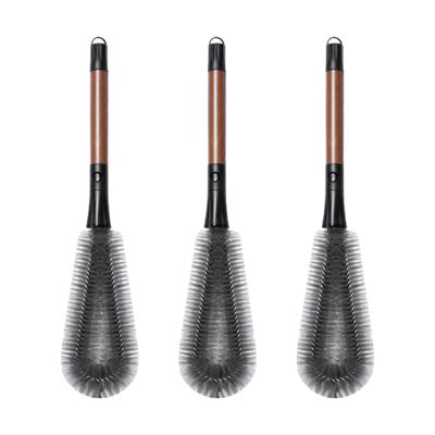 2 in 1 Bottle Brush with Long Handle Cup Lid Cleaning Brush Multifunctional Water Bottle Cleaning Brush Set Portable Cup Holder Cleaner Lid Gap Cleaning Tool for Bottle Cup Container 3PCS