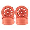 4PCS Plastic Beadlock 1.9" Wheel Hub Wheel Rim Compatible with 1/10 RC Crawler Car Axial SCX10 TRA-XXAS TRX4 RC4WD D90 Redcat Gen8 VS4-10(Green) view 4