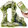 Warmtree Realistic Miniature Vines Simulation Vine Miniature Plants for DIY Mini Model Railway Fairy Garden Architecture Diorama Supplies Scenery Landscape Layout (White) view 1